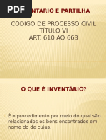 Partilha e Inventário.