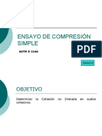 Ensayo de Compresion Simple PDF