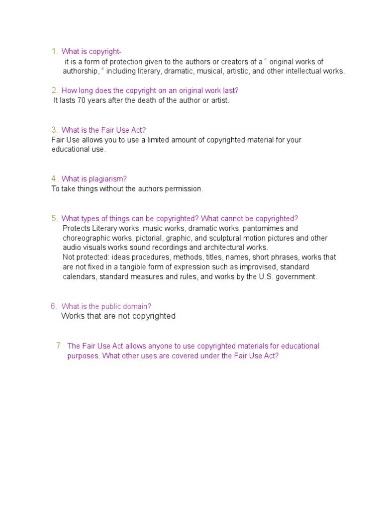 What Is Copyright | PDF | Law