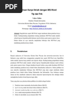 Download MS Word Tips by r4w1nk SN2981633 doc pdf