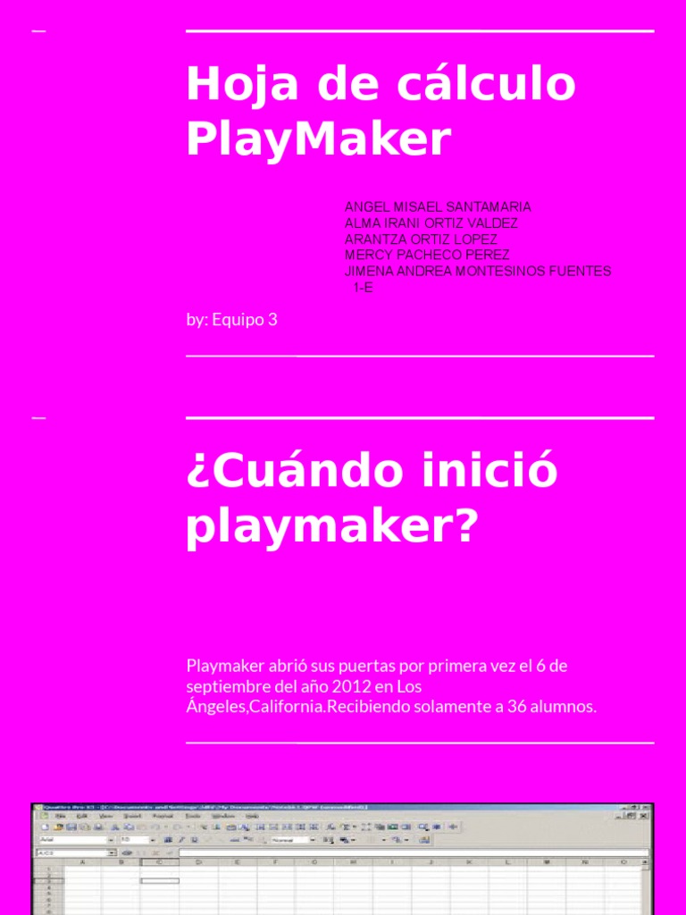 Historia de PlayMaker en Los Ángeles | PDF | Juegos y actividades