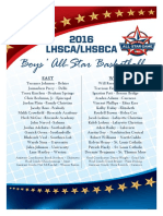 2016 LHSAA Boys All-Stars