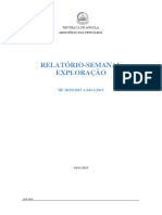 Relatório Semanal de Exploração de Petróleo em Angola