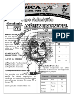 Magnitudes físicas y análisis dimensional