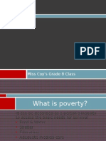 Global Issues: Poverty: Miss Coy's Grade 8 Class