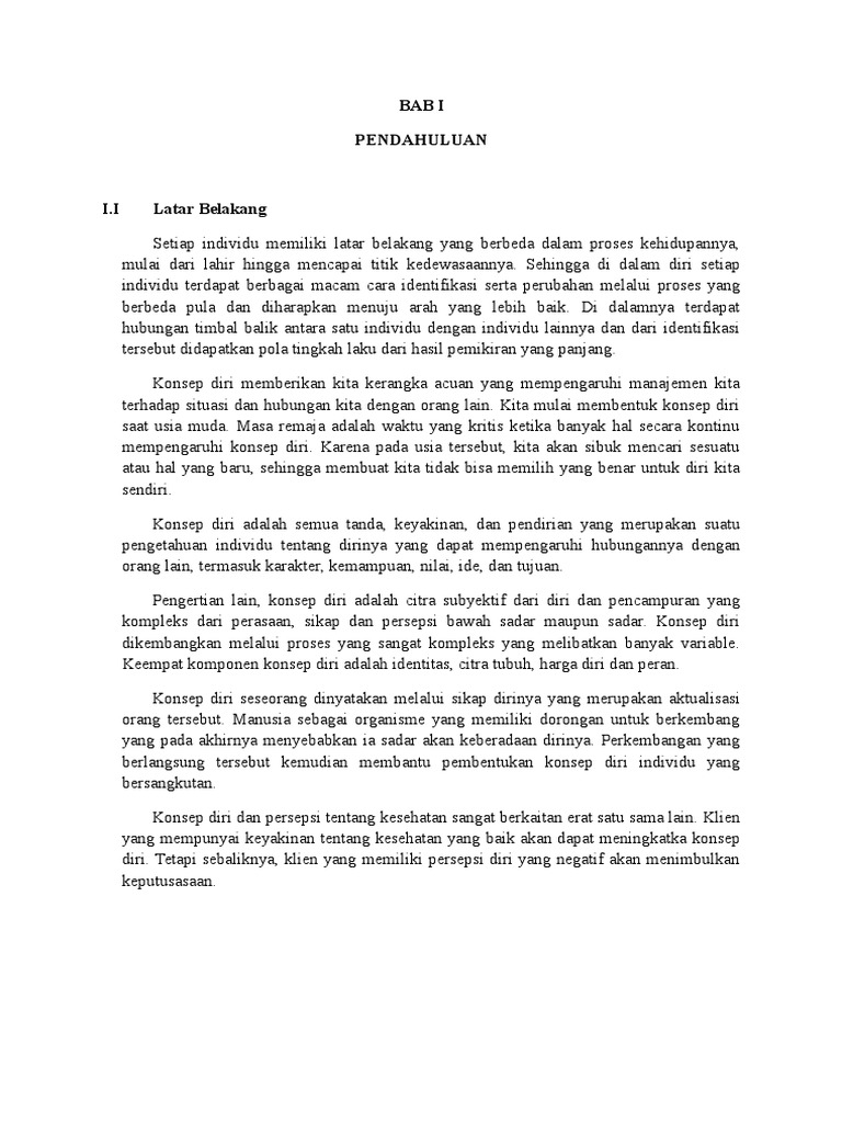 Jurnal Konsep Diri Pdf