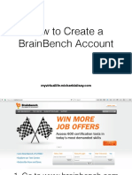 Brainbench Account Signup