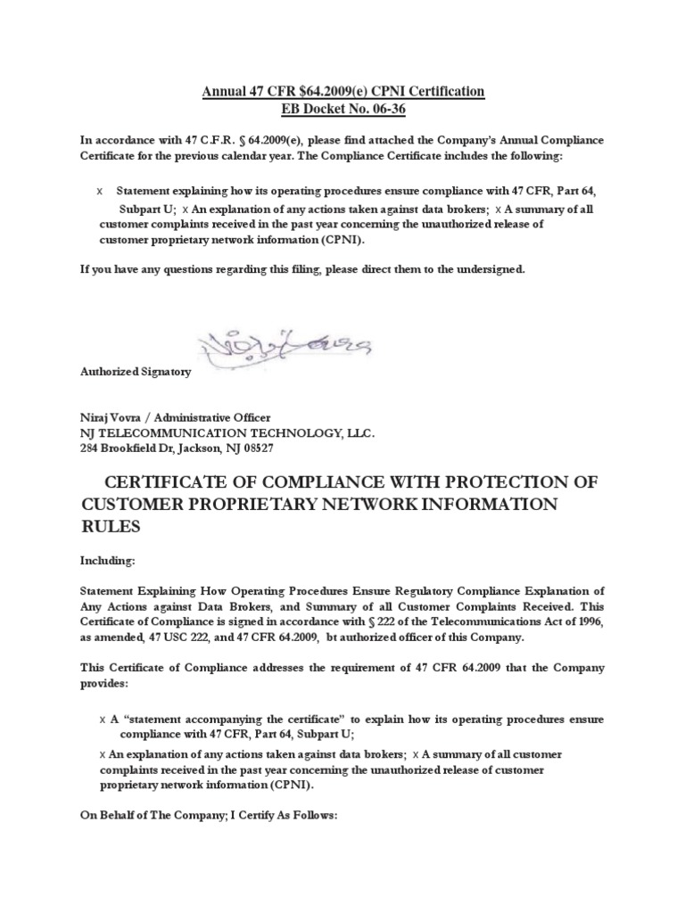 Annual 47 CFR.pdf | Federal Communications Commission | Regulatory ...