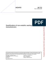 234910973 NORSOK M 710 Ed 2001 Qualification of Non Metallic Sealing Materials and Manufactures