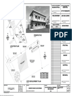 A-1 Perspective, Site Development Plan, Location Plan & Table of Contents