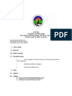 Agenda Committee On Public Safety City Council Conference Room, 10 Floor, City Hall Tuesday, April 13, 2010 - 12:45 P.M