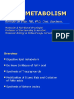 Lipid Metabolism by Dr. de Villa