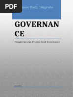 Download Good Governance - Pengertian dan Prinsip Good Governance  by Anam Hady Nugroho SN298205843 doc pdf