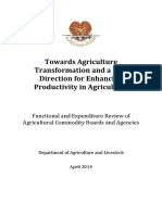 Towards Agriculture Transformation