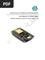 User Manual For ESP 12e Dev Kit