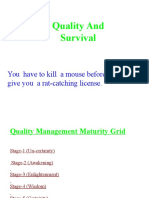 Quality and Survival