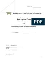 Application Form (Admin)