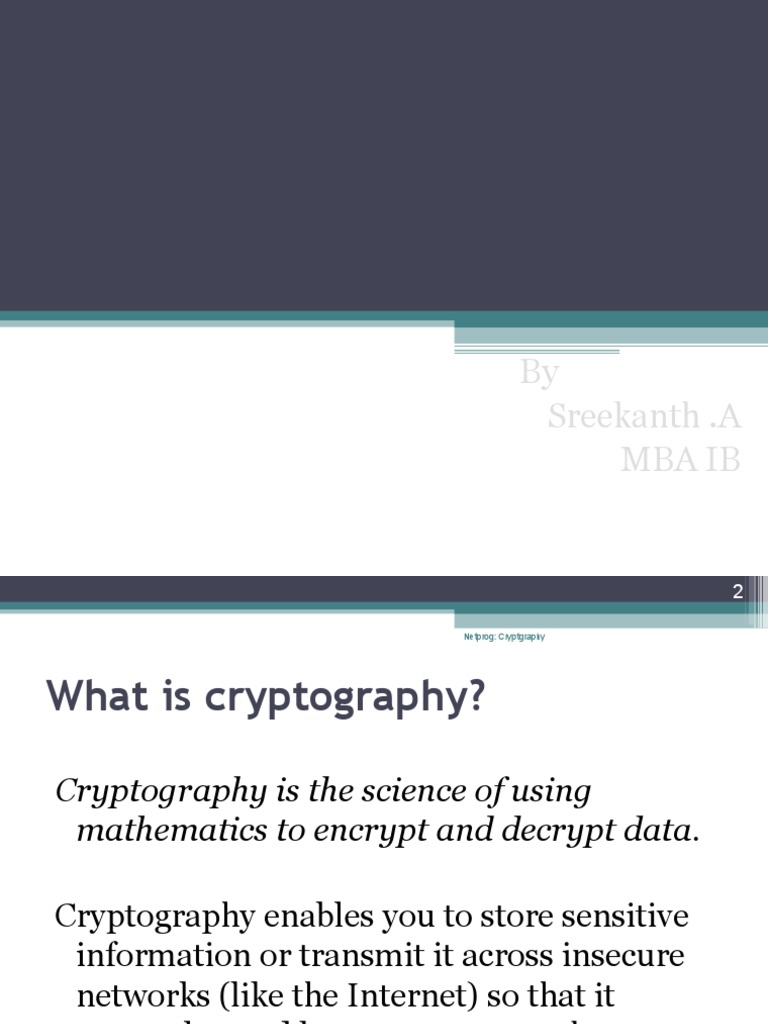 Understanding Cryptography Basics | PDF | Cryptography | Encryption