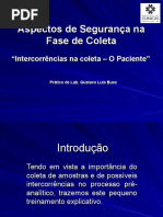 Aspectos de Segurança Na Fase de Coleta Final