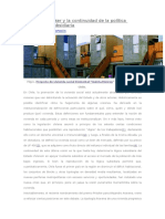 El Premio Pritzker y La Continuidad de La Política Habitacional Subsidiaria - Daniel Meza