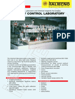 Quality Control Laboratory: Instruments, Glassware and Chemical Reagents For Analysis