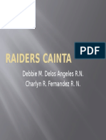 Raiders Cainta: Debbie M. Delos Angeles R.N. Charlyn R. Fernandez R. N