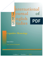 Cognitive Phonology Ijes 6 2