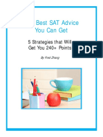 The Best SAT Advice