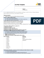Direct Instruction Lesson Plan Template