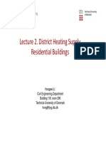 Lecture 2 District Heating Supply Residential Buildings