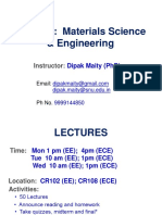 Material Science: Chapter 1 Introduction