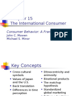 Chapter 15-International Consumer