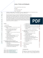 Statistical Physics of Fracture, Friction and Earthquake