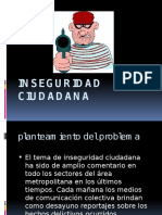 Inseguridad Ciudadana Diapositivas