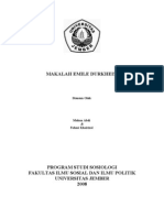 Download Makalah Emile Durkheim by mohklehar SN29826948 doc pdf