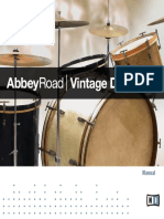 Abbey Road Vintage Drummer Manual English