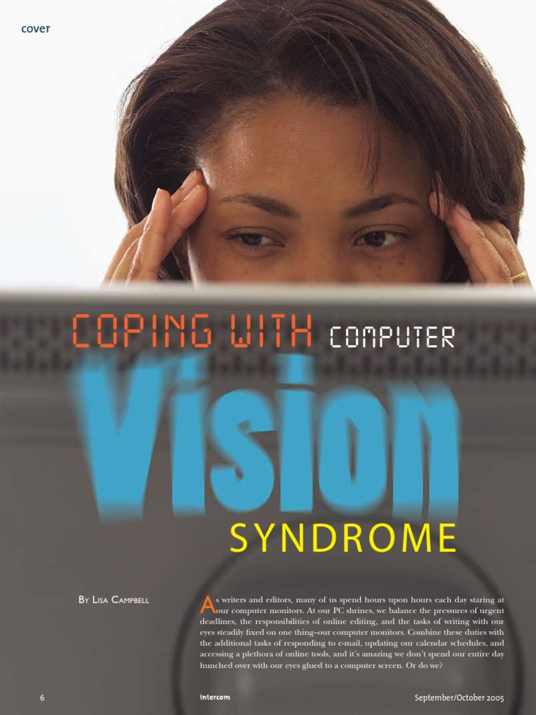 Managing Computer Vision Syndrome | PDF | Computer Monitor | Display ...