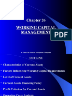 Chapter 26 Working Capital Management