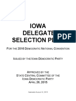 2016 Iowa Democratic Party Delegate Selection Plan