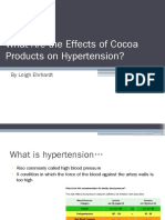 What Are The Effects of Cocoa Products On