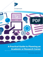 A Practical Guide to Planning an Academic or Research Career