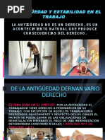 La Antigüedad No Es Un Derecho, Es