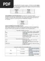 Countable and Uncountable Noun