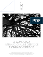 Convocatoria X CONCURSO  INTERNACIONAL DE DISEÑO DE  MOBILIARIO EXTERIOR