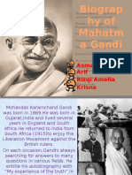 English Biography Presentation - Biography of Mahatma Ghandi