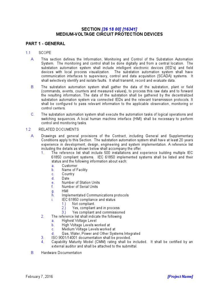 Circuit Protection Devices | PDF | Scada | Electrical Substation