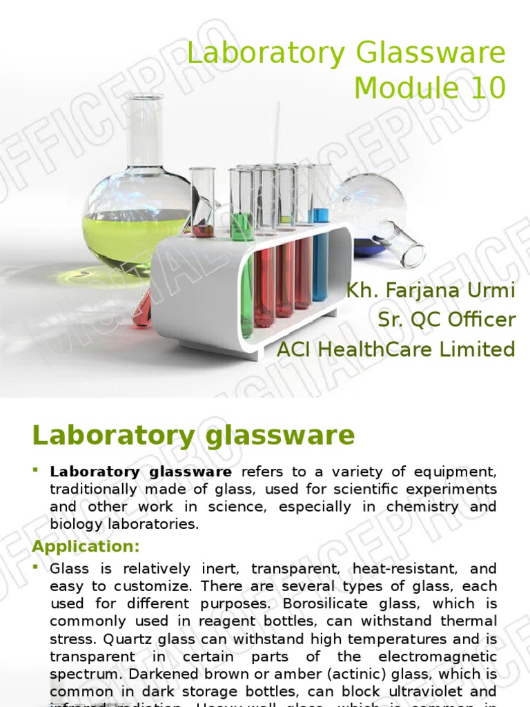 Laboratory Glassware. Final PDF Laboratory Equipment Laboratories