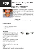 How To Build A Tin Can Waveguide Antenna