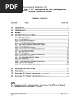 33kv CT Calculations