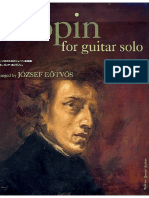 Chopin FR 233 D 233 Chopin For Guitar - Arr. Jozsef Eotvos